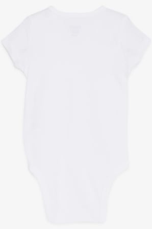 Breeze Bebek Çıtçtılı Body Düz Renk 9 Ay-3 Yaş, Ekru