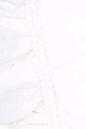 Breeze Kız Çocuk Tişört Güpürlü 1.5-5 Yaş, Ekru