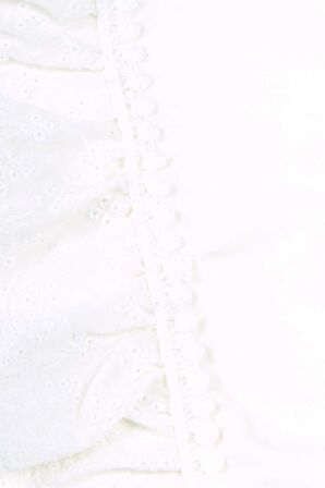 Breeze Kız Çocuk Tişört Güpürlü 1.5-5 Yaş, Ekru