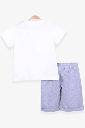 Breeze Erkek Çocuk Şortlu Takım Cepli 2-6 Yaş, Ekru