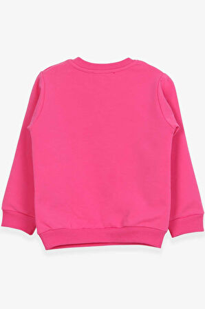 Breeze Kız Çocuk Sweatshirt Şemsiyeli Kız Baskılı 1.5-5 Yaş, Pembe