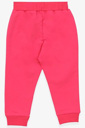 Breeze Kız Bebek Eşofman Altı Kedi Baskılı 6 Ay-2 Yaş, Mercan