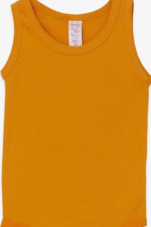 Breeze Kız Bebek Çıtçıtlı Body 9 Ay-3 Yaş, Hardal Sarı