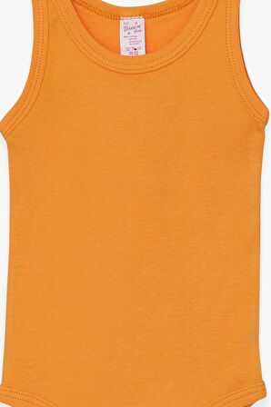 Breeze Kız Bebek Çıtçıtlı Body 9 Ay-3 Yaş, Hardal Sarı