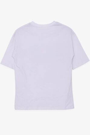 Breeze Erkek Çocuk Tişört Renkli Ayakkabı Baskılı 9-16 Yaş, Beyaz