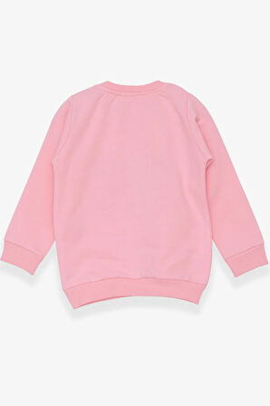 Breeze Kız Çocuk Sweatshirt Hayvancık Baskılı 1.5-5 Yaş, Pudra