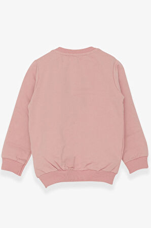 Breeze Kız Çocuk Sweatshirt Ayıcık Aksesuarlı 1.5-5 Yaş, Somon