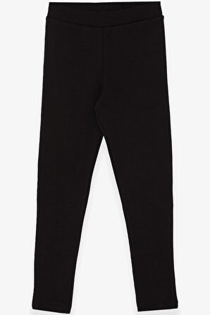 Breeze Kız Çocuk Tayt Basic 8-14 Yaş, Siyah