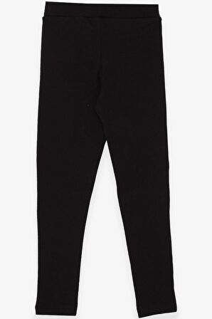 Breeze Kız Çocuk Tayt Basic 8-14 Yaş, Siyah