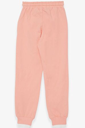 Breeze Kız Çocuk Eşofman Altı Baskılı 8-14 Yaş, Somon