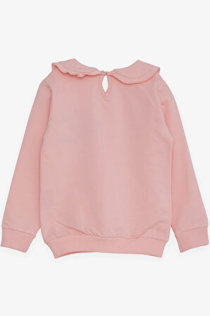 Breeze Kız Çocuk Sweatshirt Bebe Yaka 1.5-5 Yaş, Pembe
