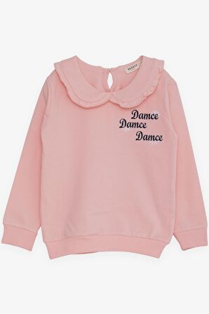 Breeze Kız Çocuk Sweatshirt Bebe Yaka 1.5-5 Yaş, Pembe
