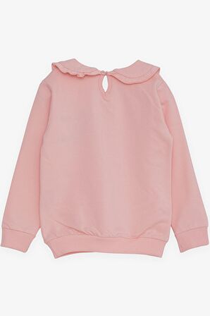 Breeze Kız Çocuk Sweatshirt Bebe Yaka 1.5-5 Yaş, Pembe