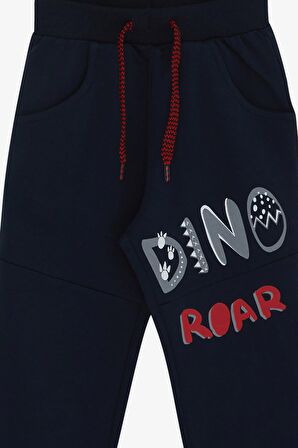 Breeze Erkek Çocuk Eşofman Takımı Dinozor Baskılı 1.5-5 Yaş, Yeşil