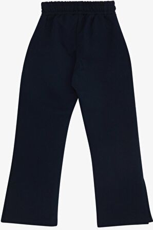 Breeze Kız Çocuk Eşofman Altı Paçası Yırtmaçlı 8-14 Yaş, Lacivert