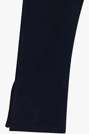 Breeze Kız Çocuk Eşofman Altı Paçası Yırtmaçlı 8-14 Yaş, Lacivert