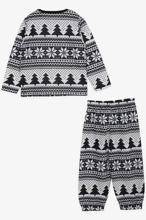 Breeze Erkek Bebek Pijama Takımı Çam Ağacı Desenli 9 Ay-3 Yaş, Karışık Renk