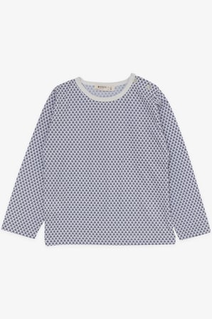 Breeze Kız Bebek Pijama Takımı Minik Çiçek Desenli 9 Ay-3 Yaş, Beyaz