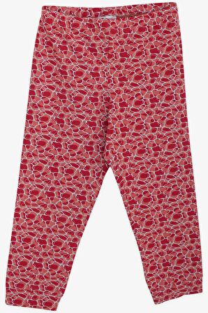 Macawı Kız Çocuk Pijama Takımı Karışık Desenli 3-7 Yaş, Pembe