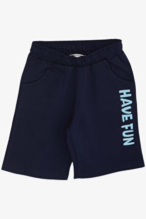 Breeze Erkek Çocuk Şortlu Takım Bebek Aslancık Baskılı 1-4 Yaş, Açık Mavi