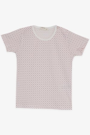 Breeze Kız Bebek Kısa Kollu Pijama Takımı Desenli 9 Ay-3 Yaş, Pembe