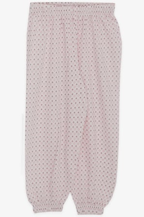 Breeze Kız Bebek Kısa Kollu Pijama Takımı Desenli 9 Ay-3 Yaş, Pembe