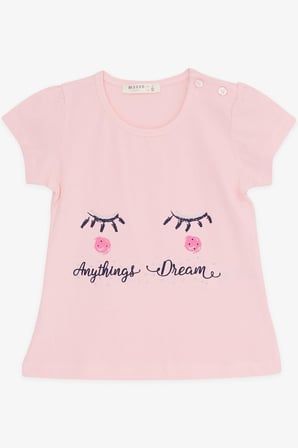 Breeze Kız Çocuk Kapri Taytlı Takım Rüya Temalı 1-4 Yaş, Pembe