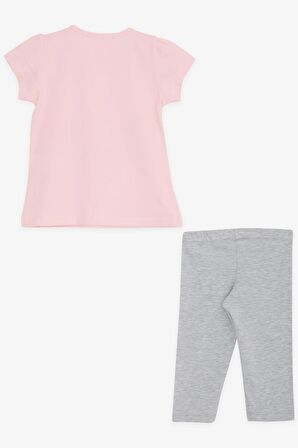 Breeze Kız Çocuk Kapri Taytlı Takım Rüya Temalı 1-4 Yaş, Pembe