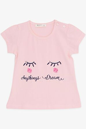 Breeze Kız Çocuk Kapri Taytlı Takım Rüya Temalı 1-4 Yaş, Pembe