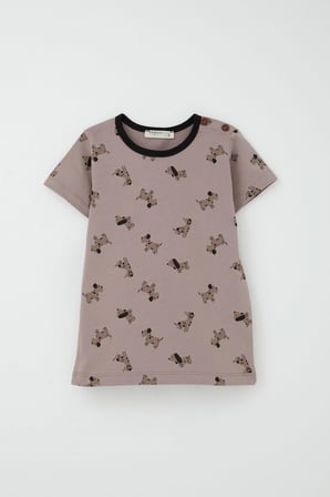 Breeze Erkek Bebek Pijama Takımı Sevimli Köpekcik Desenli 9 Ay-3 Yaş, Kahverengi