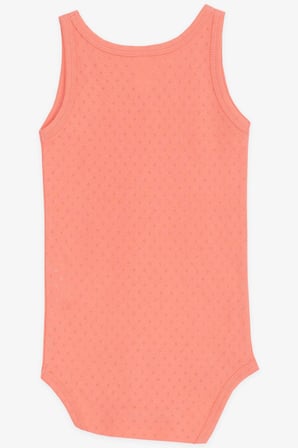 Breeze Erkek Bebek Çıtçıtlı Atlet Zıbın Body Jakarlı 9 Ay-3 Yaş, Mercan