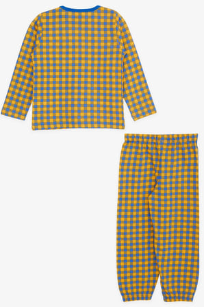 Breeze Girls & Boys Erkek Bebek Pijama Takımı Ekose Desenli 9 Ay-3 Yaş, Karışık Renk
