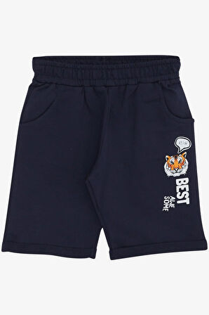 Breeze Girls & Boys Erkek Çocuk Şortlu Takım Kaplan Baskılı 1-4 Yaş, Mint Yeşili