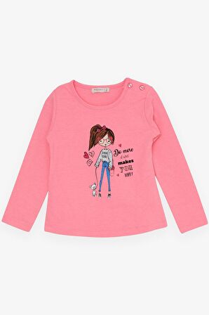 BREEZE Kız ÇocukTaytlı Takım Dostluk Temalı Kız Temalı 1.5-5 Yaş, Neon Pembe