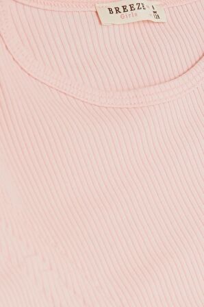 Breeze Kız Çocuk Uzun Kollu Tişört Büzgülü 8-14 Yaş, Pembe