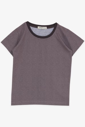Breeze Girls & Boys Erkek Bebek Şortlu Pijama Takımı Gülenyüz Meşe Palamutu Desenli 9 Ay-3 Yaş, Vizon