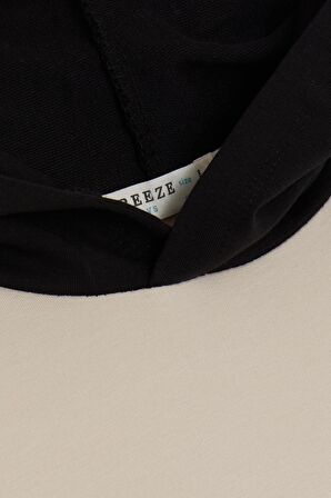 BREEZE GİRLS & BOYS Erkek Çocuk Sweatshirt Kapüşonlu Yazı Baskılı 8-14 Yaş, Bej