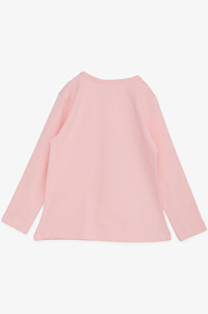 Breeze Kız Çocuk Uzun Kollu Tişört Dostluk Temalı Kız Baskılı 1-4 Yaş, Pembe