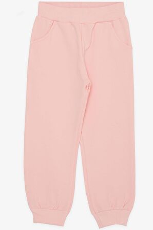 BREEZE Kız Çocuk Eşofman Takım Güpürlü Nakışlı 3-8 Yaş, Pembe