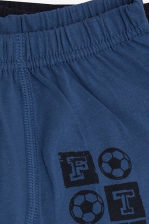 Katamino Erkek Çocuk 2 Li Boxer Futbol Temalı 1-12 Yaş, Karışık Renk