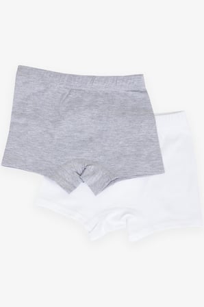 Katamino Erkek Çocuk Boxer 2 Li Slogan Temalı Yazı Baskılı 1-13 Yaş, Karışık Renk