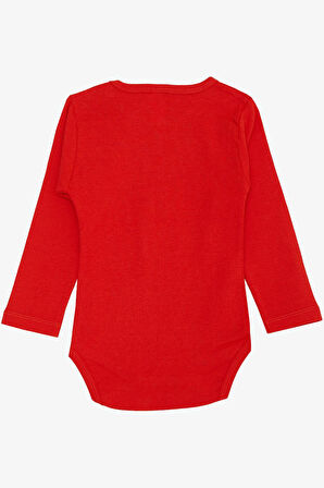 Breeze Kız Bebek Çıtçıtlı Zıbın Body Uğur Böceği Baskılı Çiçekli 9 Ay-3 Yaş, Narçiçeği