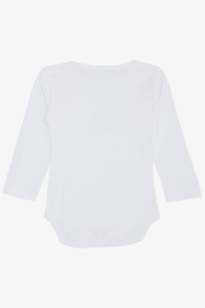 Breeze Erkek Bebek Çıtçıtlı Zıbın Body Astronot Zürafa Baskılı 9 Ay-3 Yaş, Beyaz