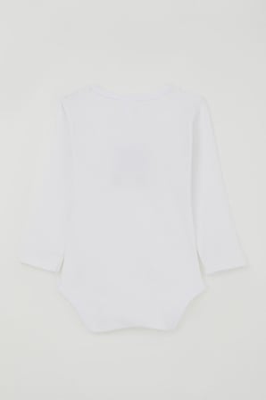 Breeze Erkek Bebek Çıtçıtlı Zıbın Body Şoför Timsahcık Baskılı 9 Ay-3 Yaş, Ekru