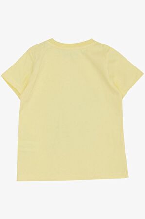 Breeze Erkek Çocuk Tişört Güçlü Dinozor Baskılı 1.5-5 Yaş, Sarı