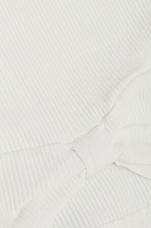 Breeze Kız Çocuk Crop Tişört Göbek Dekolte Detaylı 8-14 Yaş, Ekru