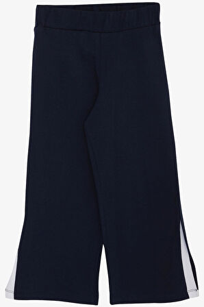 Breeze Kız Çocuk Pantolonlu Takım Çiçek Baskılı Yırtmaçlı 6-12 Yaş, Beyaz