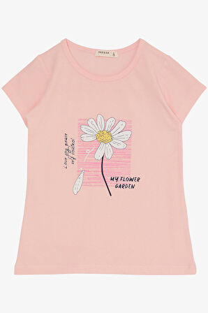 Breeze Kız Çocuk Taytlı Takım Papatya Baskılı 4-9 Yaş, Pembe