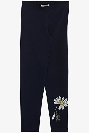 Breeze Kız Çocuk Taytlı Takım Papatya Baskılı 4-9 Yaş, Pembe