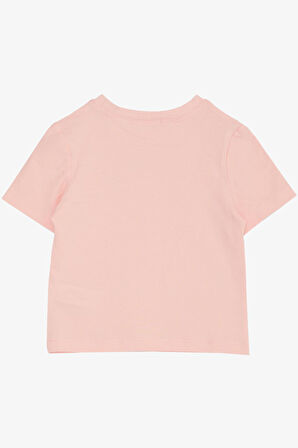Breeze Kız Çocuk Tişört Kemer Boy Basic 9-14 Yaş, Pembe